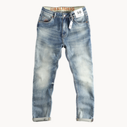 Light Blue Washed Denim - Jeans CASA LARO MEN