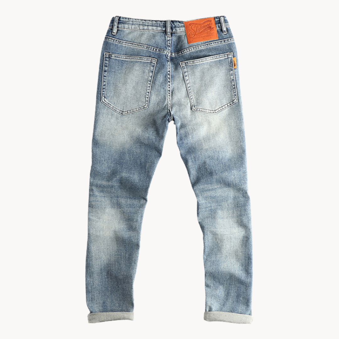 Light Blue Washed Denim - Jeans CASA LARO MEN