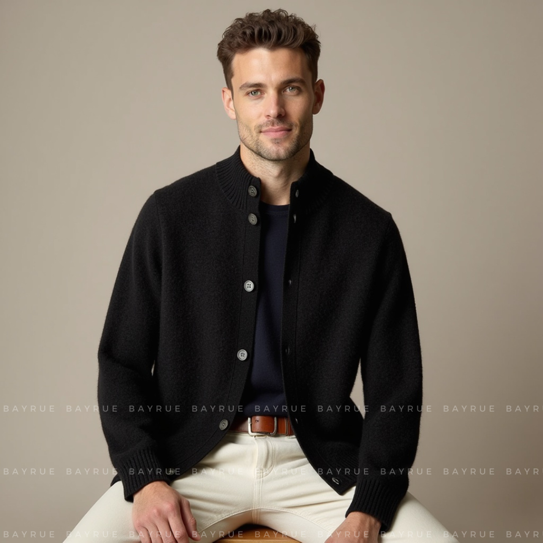 Lightweight Cashmere Knit - Cardigan CASA LARO MEN