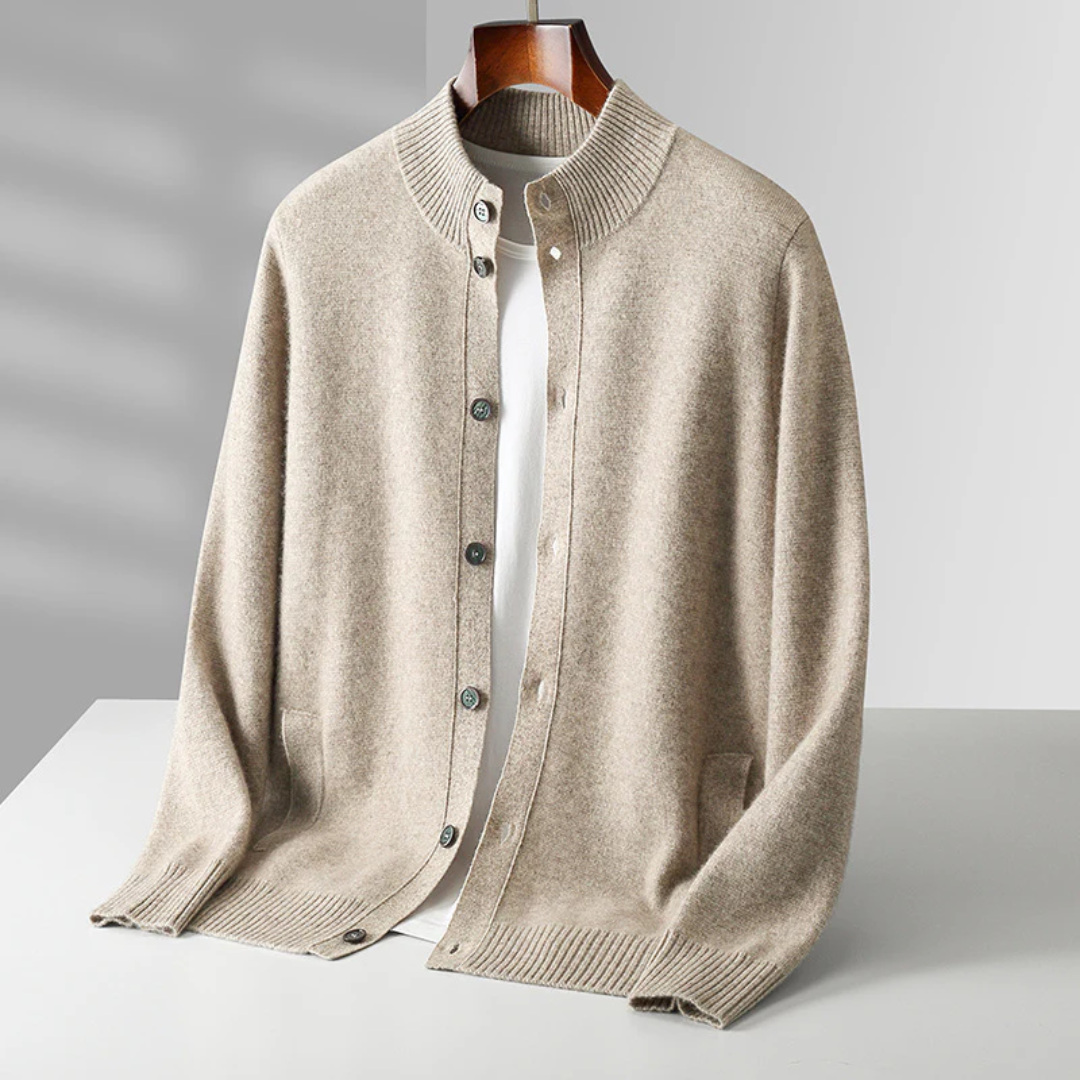Lightweight Cashmere Knit - Cardigan CASA LARO MEN