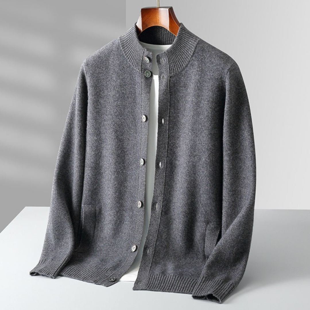 Lightweight Cashmere Knit - Cardigan CASA LARO MEN