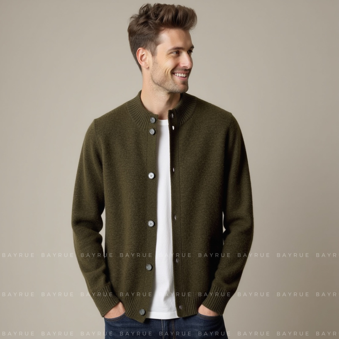 Lightweight Cashmere Knit - Cardigan CASA LARO MEN