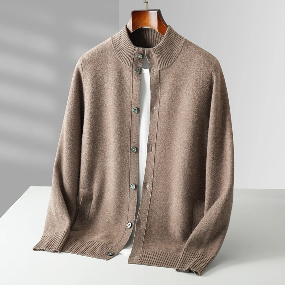Lightweight Cashmere Knit - Cardigan CASA LARO MEN