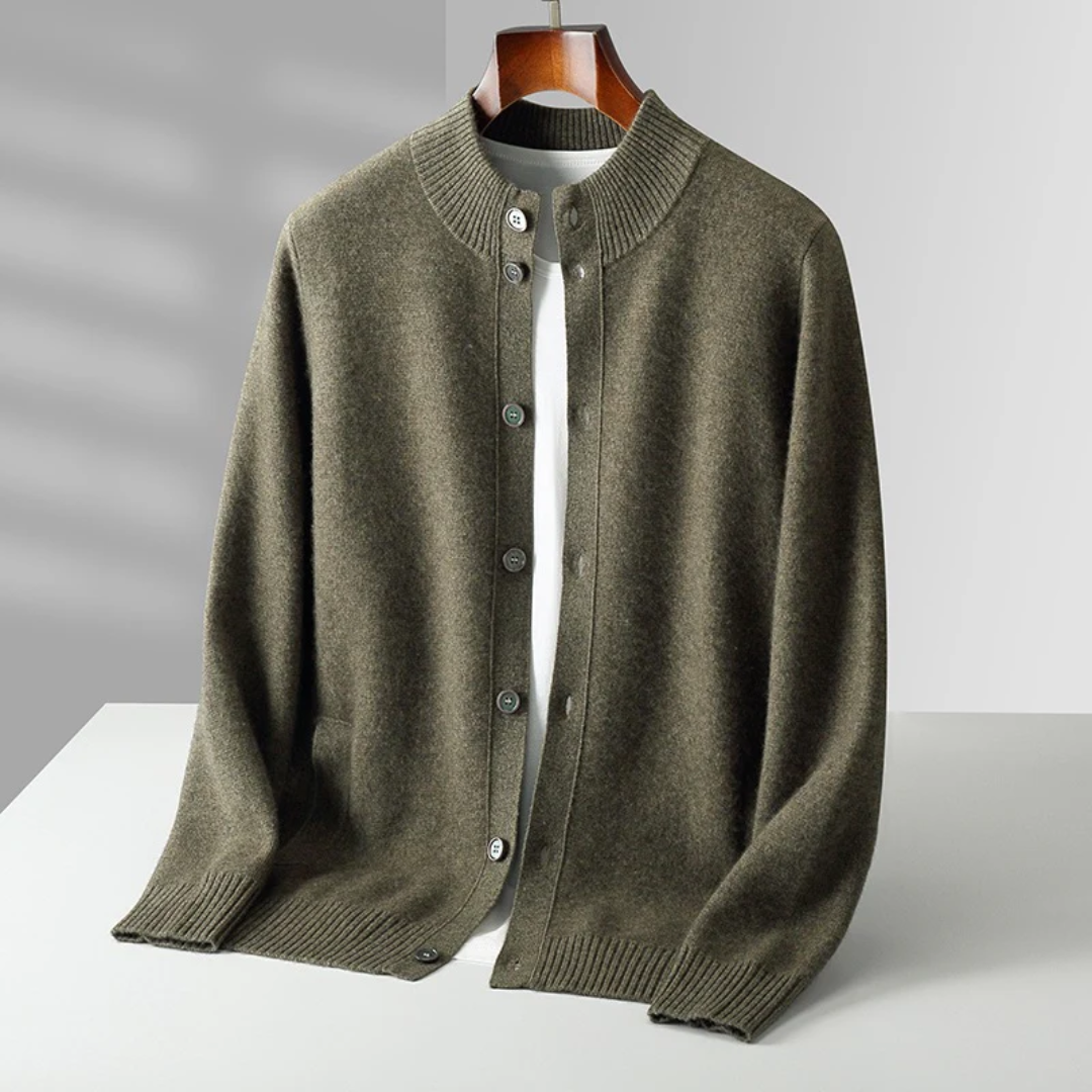 Lightweight Cashmere Knit - Cardigan CASA LARO MEN