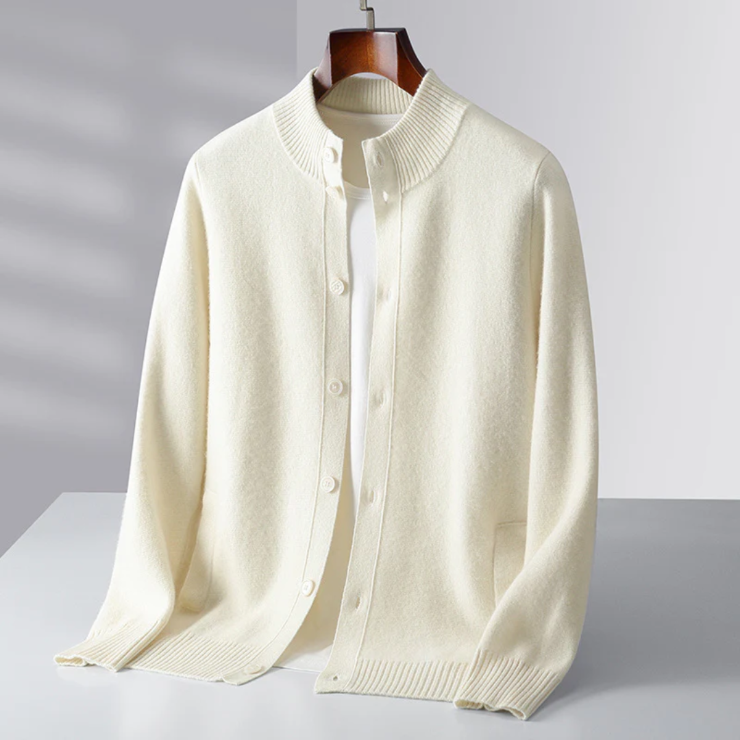 Lightweight Cashmere Knit - Cardigan CASA LARO MEN