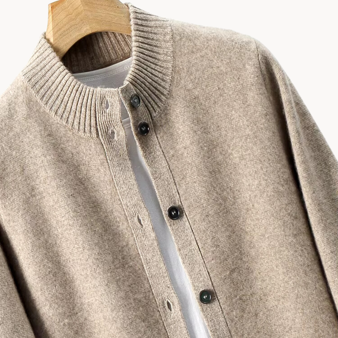 Lightweight Cashmere Knit - Cardigan CASA LARO MEN