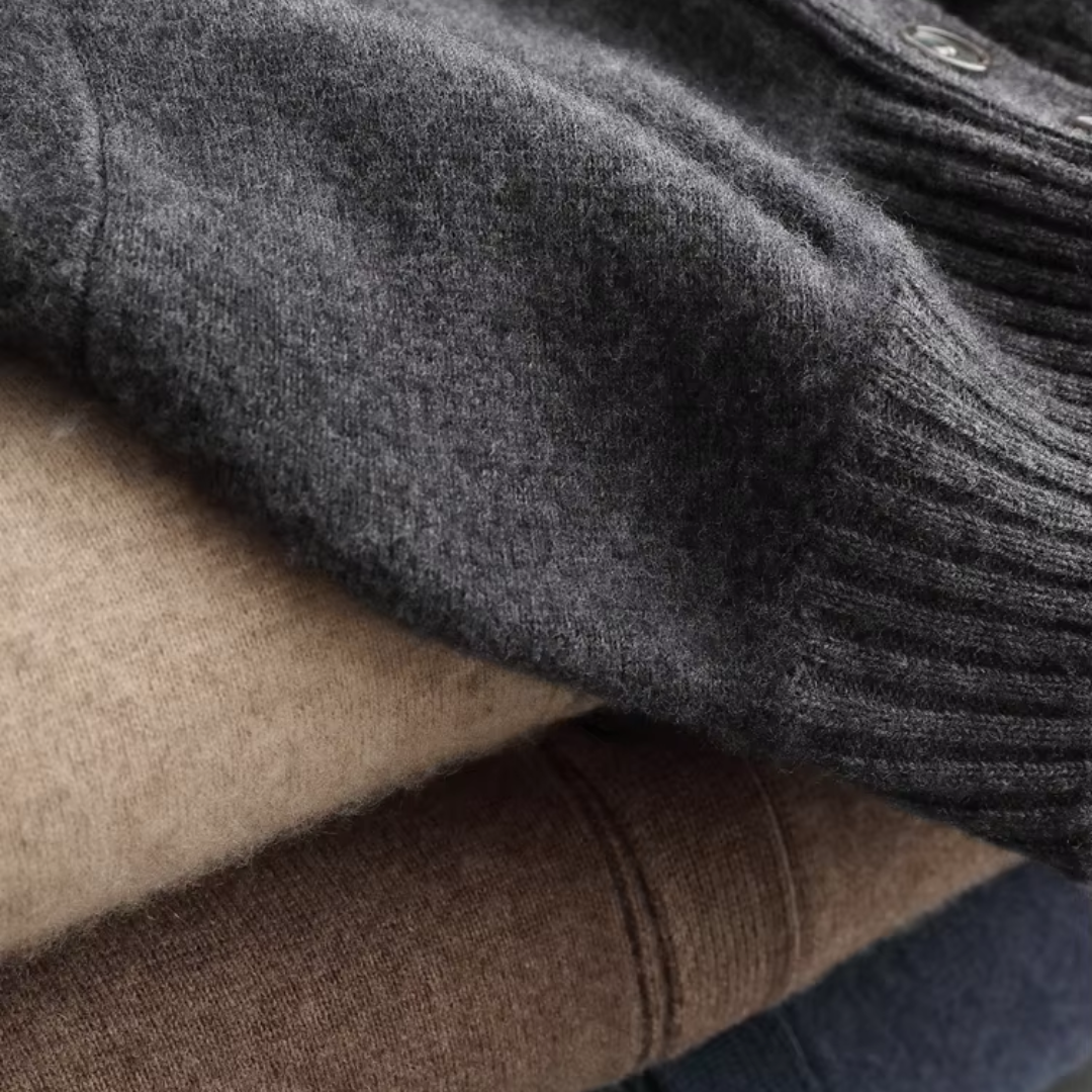 Lightweight Cashmere Knit - Cardigan CASA LARO MEN