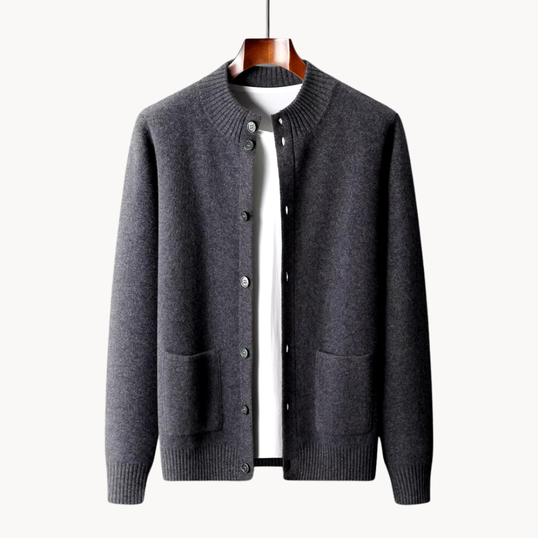 Lightweight Cashmere Knit - Cardigan CASA LARO MEN