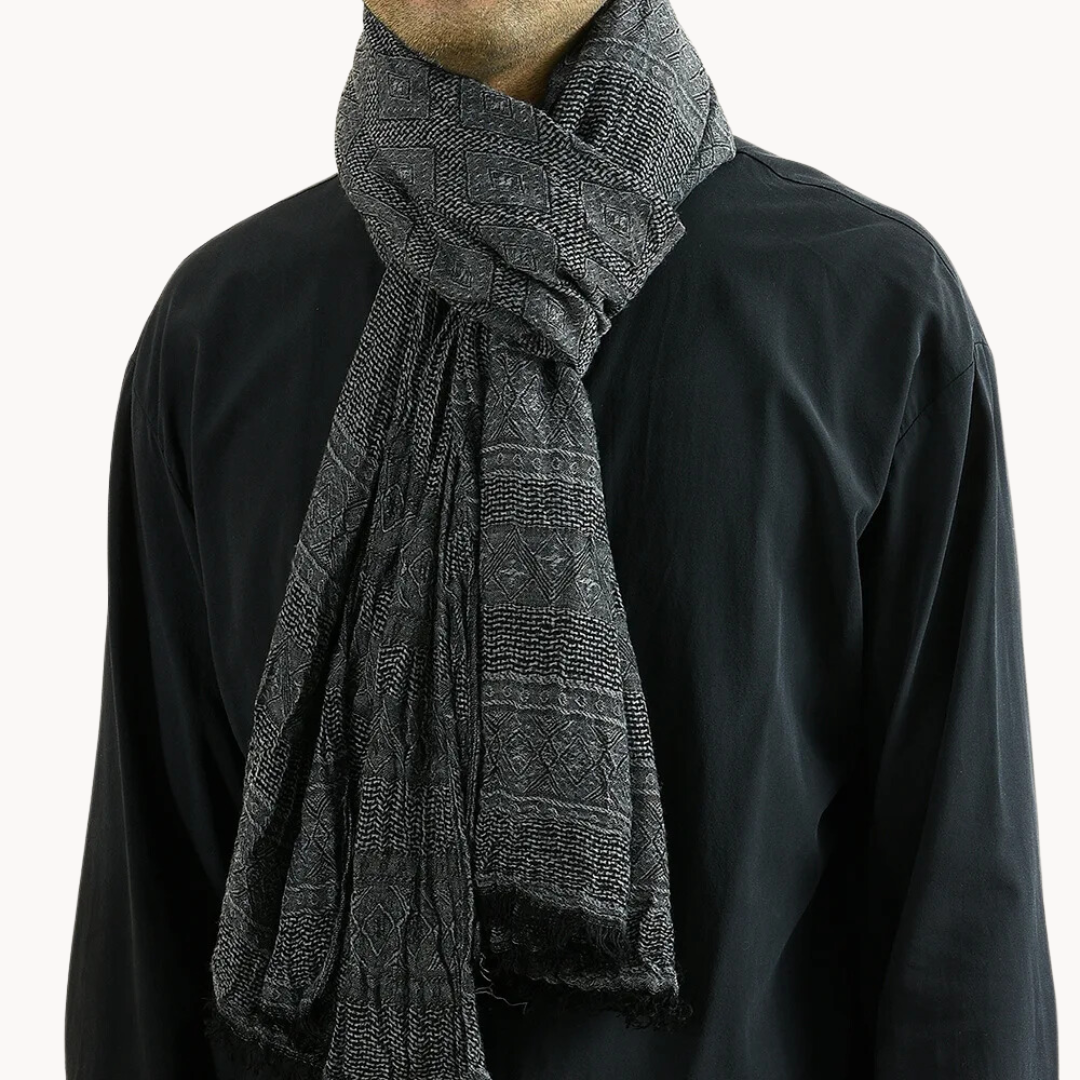 Lightweight Cotton Linen Blend - Scarf CASA LARO MEN