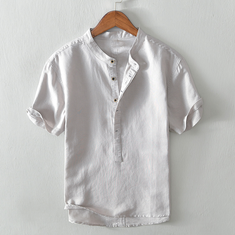 Lightweight Linen Button-Down - Shirt CASA LARO MEN