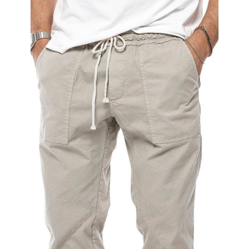 Lightweight Linen Drawstring - Joggers CASA LARO MEN