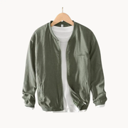 Linen-Blend Bomber - Bomber Jacket CASA LARO