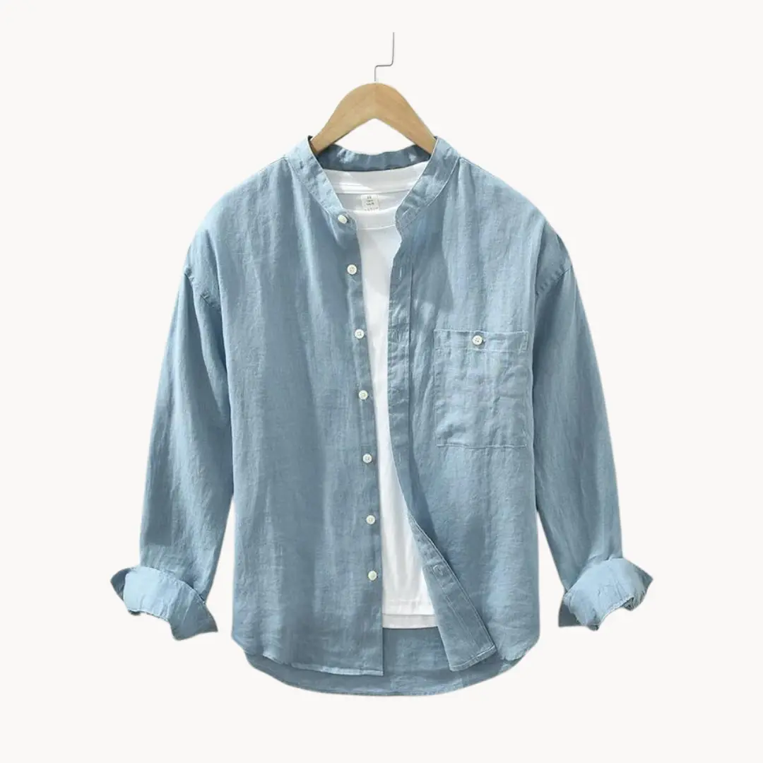 Linen Button-Front - Shirt CASA LARO