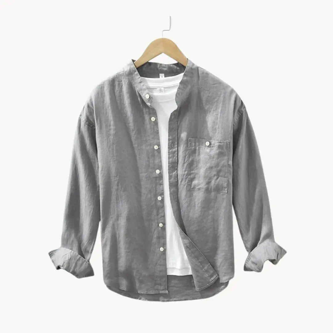 Linen Button-Front - Shirt CASA LARO
