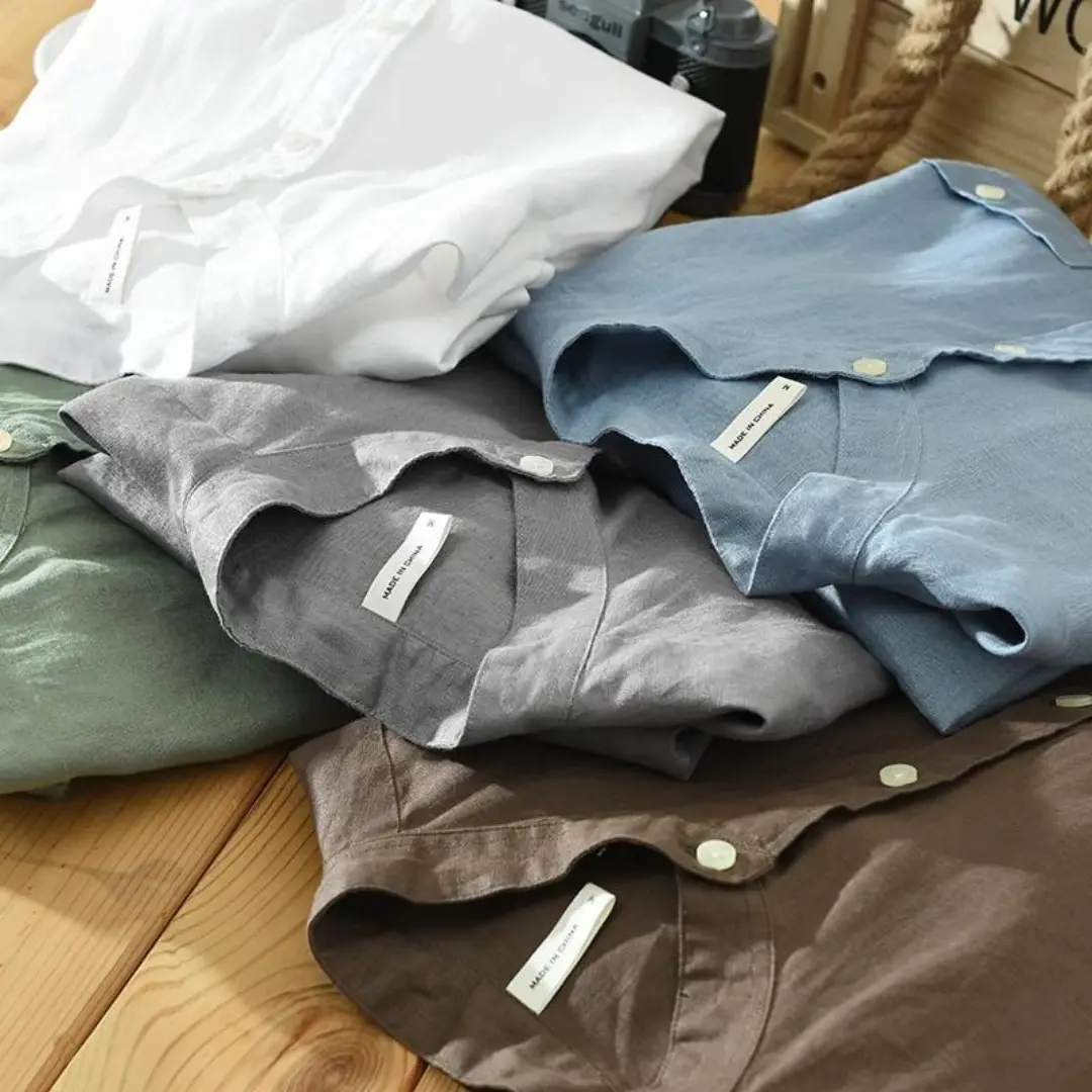 Linen Button-Front - Shirt CASA LARO