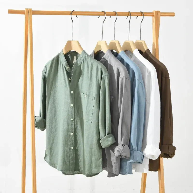 Linen Button-Front - Shirt CASA LARO