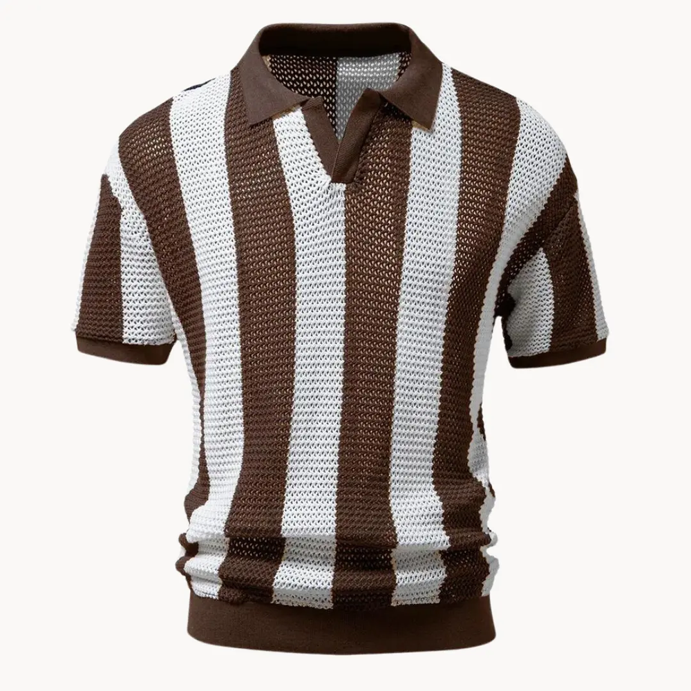 Linen-Cotton Blend - Polo Shirt CASA LARO