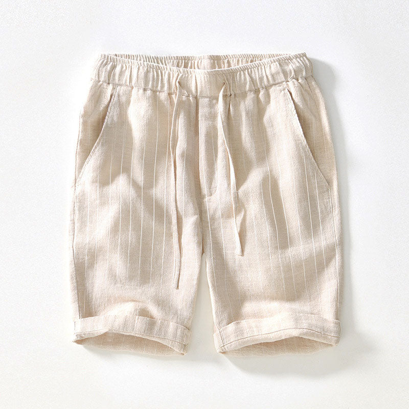 Pinstripe Linen - Shorts