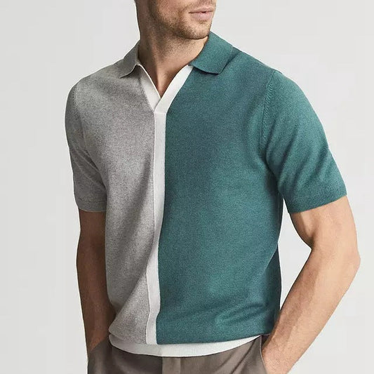 Luca Contrast-Trim Cotton - Polo Shirt CASA LARO MEN