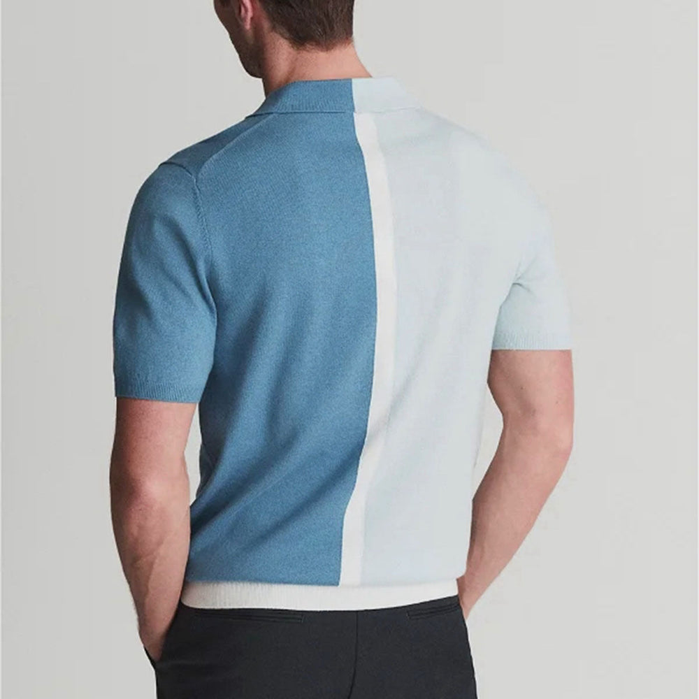 Luca Contrast-Trim Cotton - Polo Shirt CASA LARO MEN