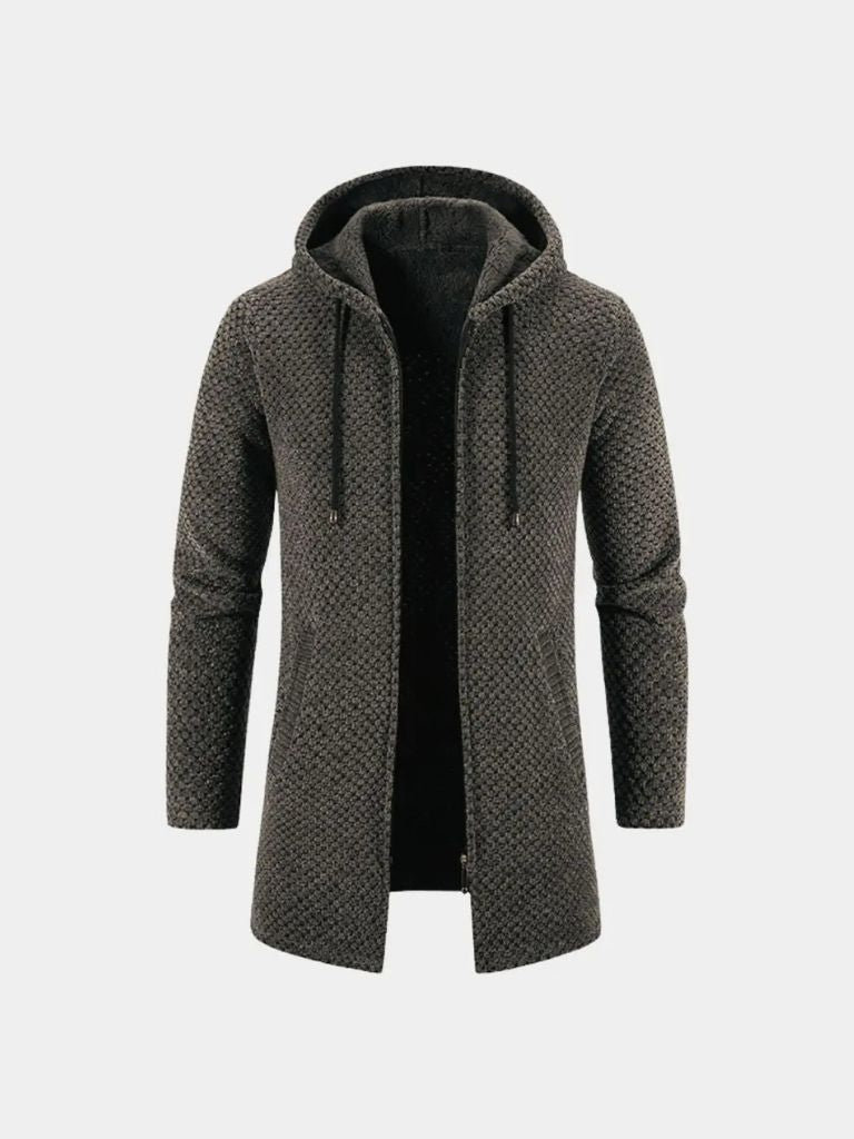 Lugano Knitted Hooded Winter Coat - Casa and Laro CASA LARO