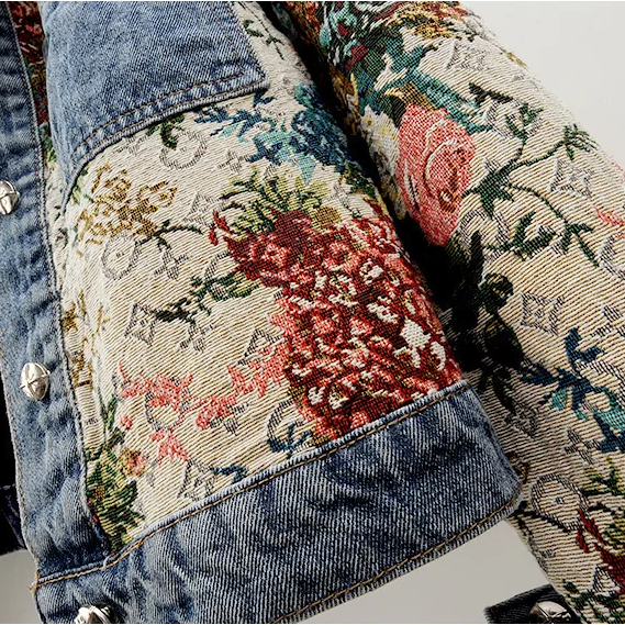 Lyon Blossom Denim - Jacket CASA LARO