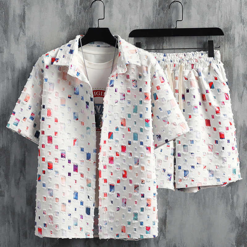 Lyon Multicolor Gradient - Two-Piece Set CASA LARO MEN