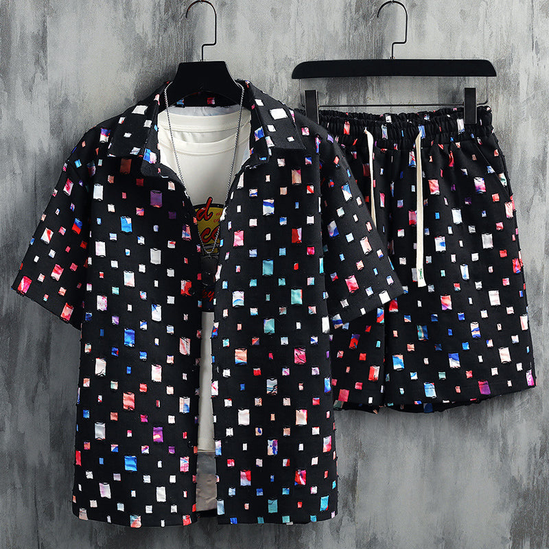 Lyon Multicolor Gradient - Two-Piece Set CASA LARO MEN