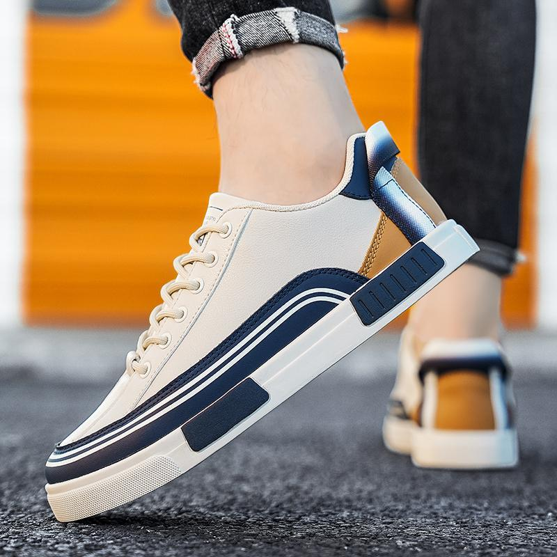 Minimal Leather Low-Top - Sneakers