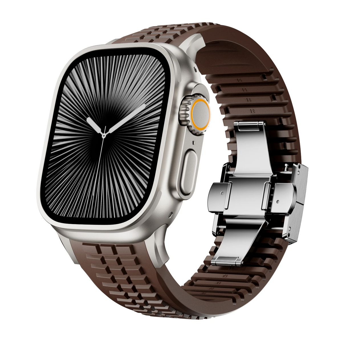 Black Silicone Sport Replacement - Watch Band