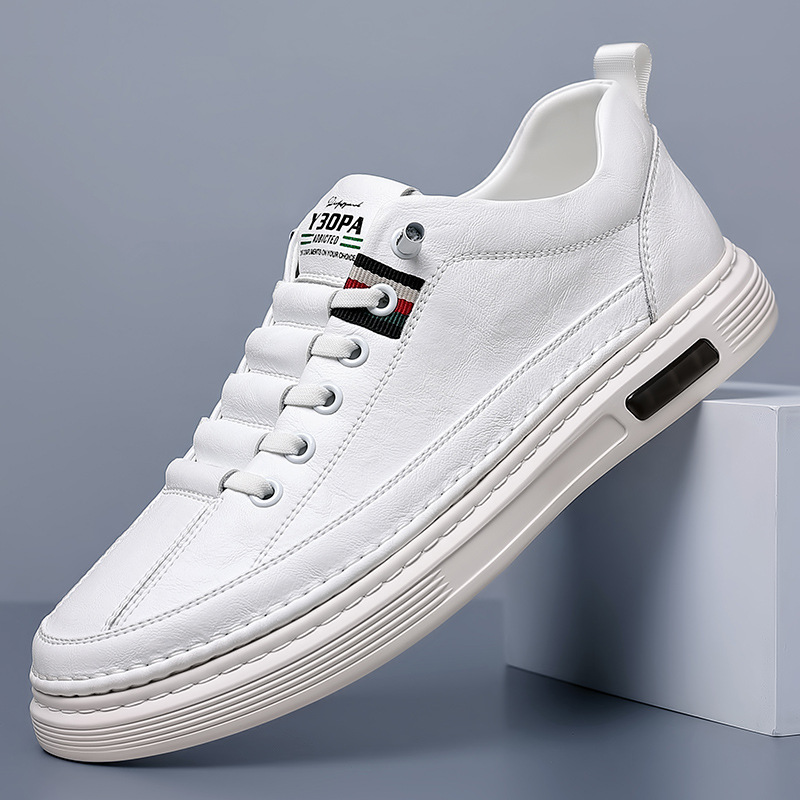 Leather Lace-Up Low-Top - Sneaker
