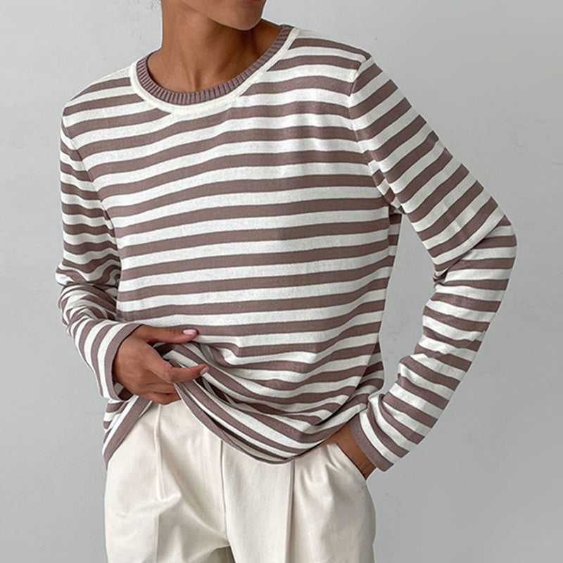 Striped Cotton Button-Down - Shirt