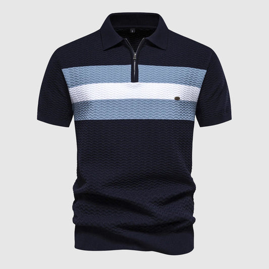 Marina Zip Polo - Polo Shirt CASA LARO MEN
