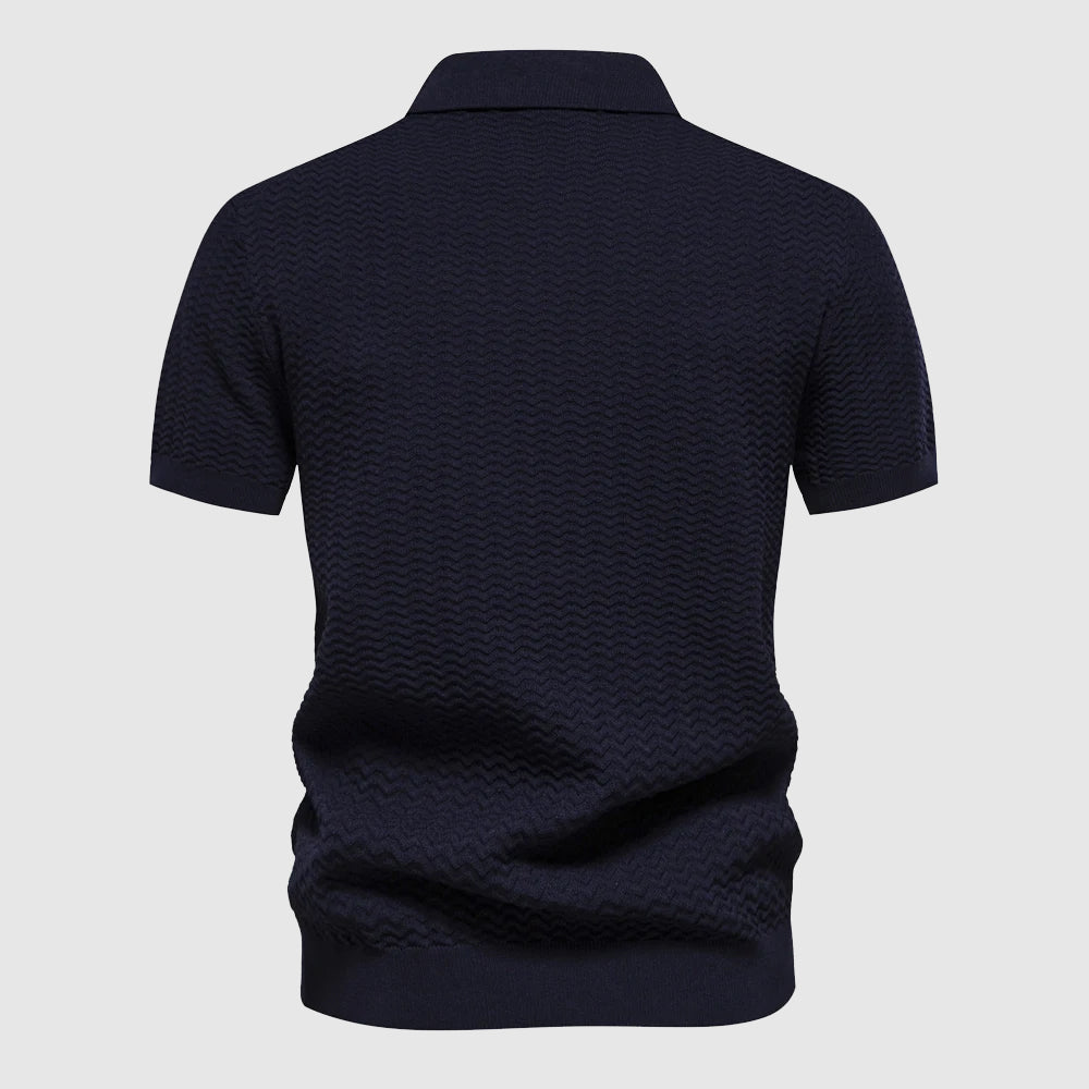 Marina Zip Polo - Polo Shirt CASA LARO MEN