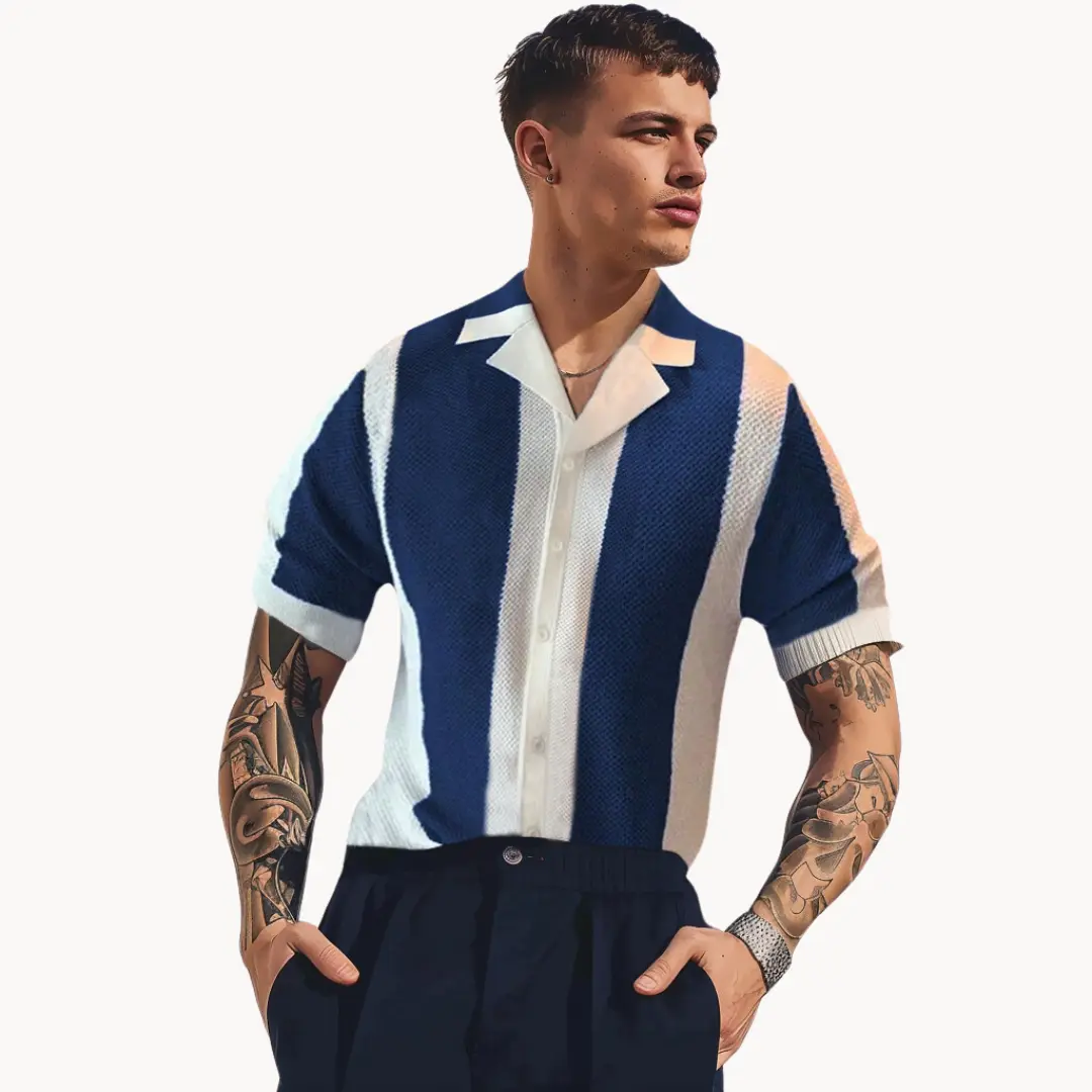 Mariner Stripe Knit - T-Shirt CASA LARO