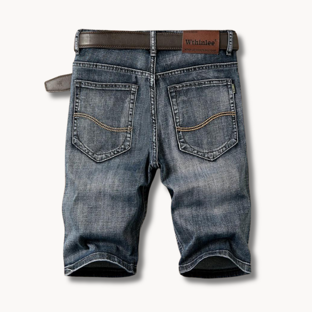 Mason High-Rise Washed Denim - Shorts CASA LARO MEN