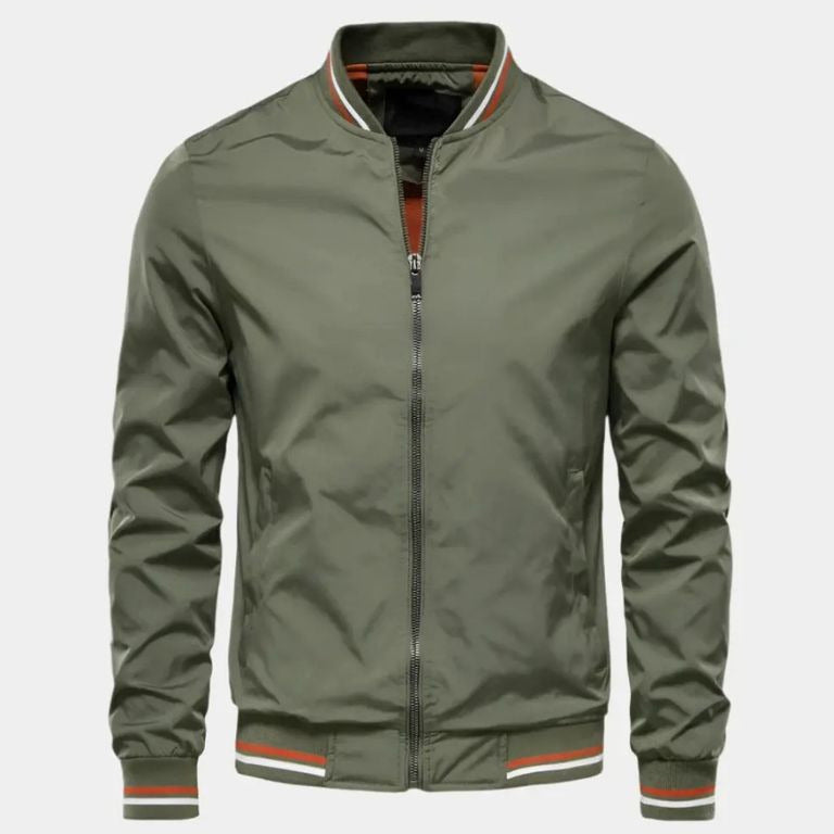 Massimo Classic Zip-Up Bomber - Jacket CASA LARO MEN