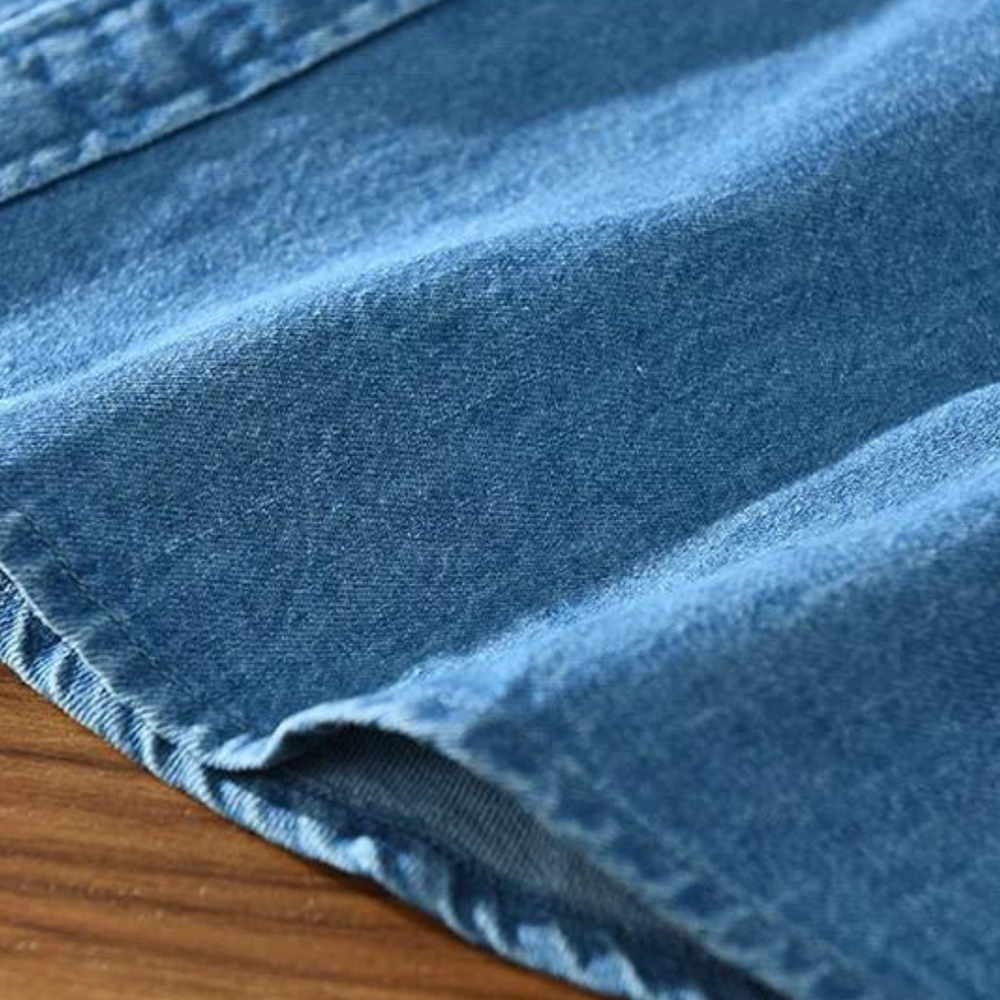 Massimo Washed Denim Button-Down - Shirt CASA LARO MEN