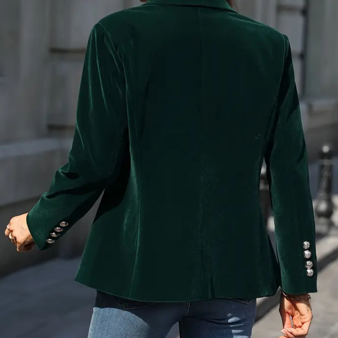 Melissa - Elegant Velour Jacket CASA LARO WOMEN