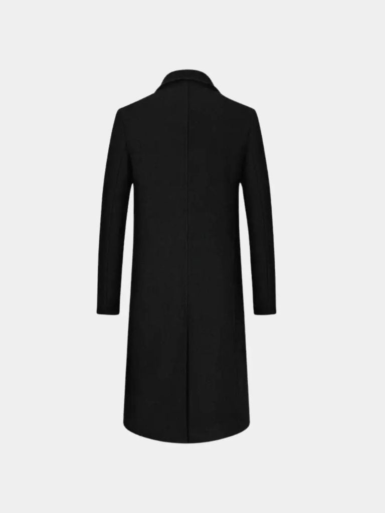 Mens Wool Blend Trench Coat - Casa  Laro CASA LARO