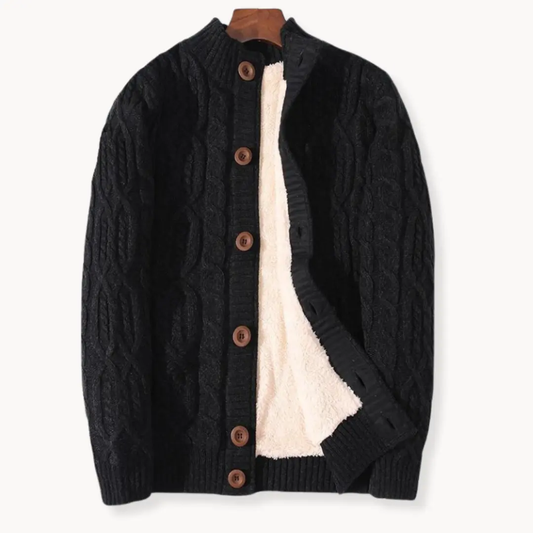 Merino Cable Knit - Cardigan CASA LARO