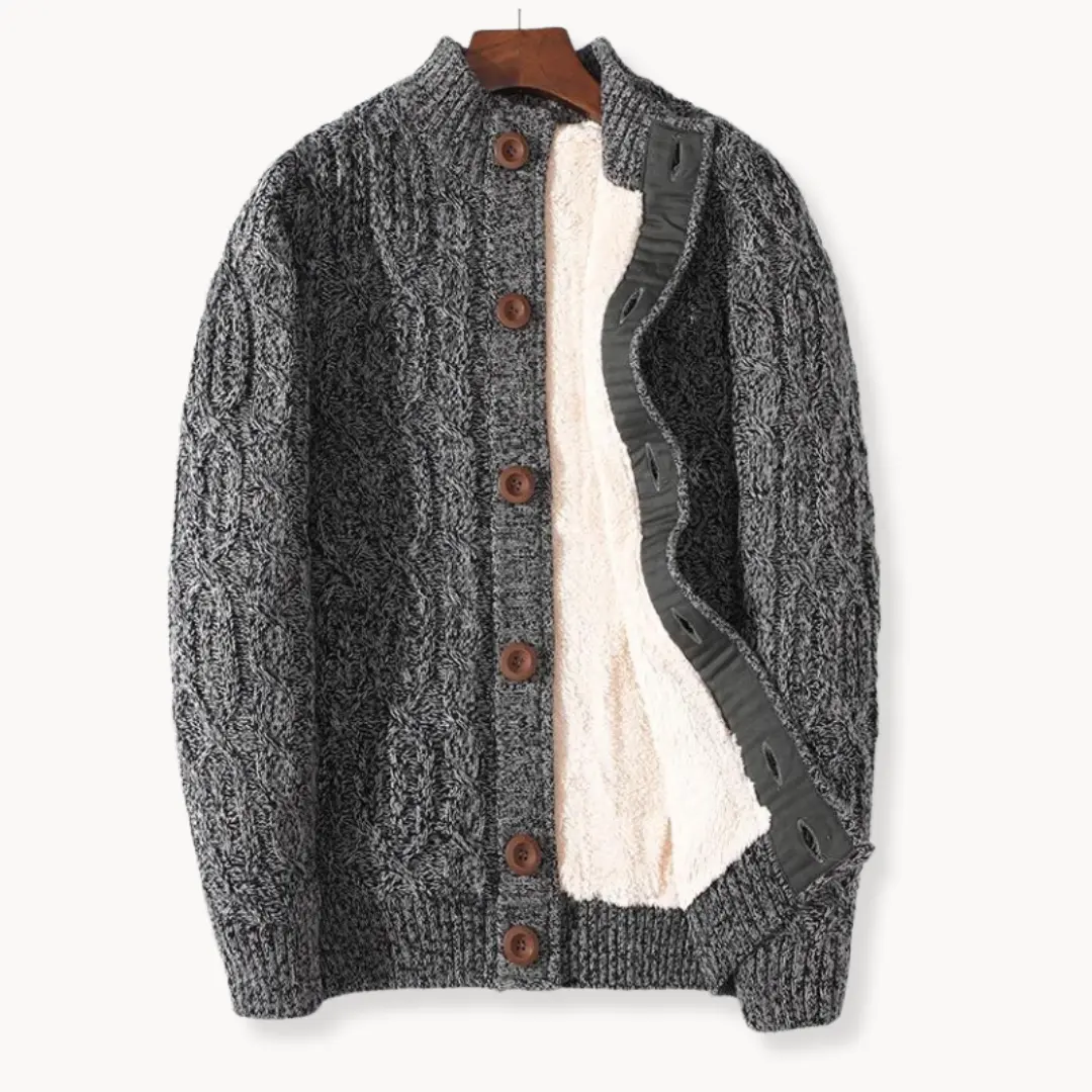 Merino Cable Knit - Cardigan CASA LARO