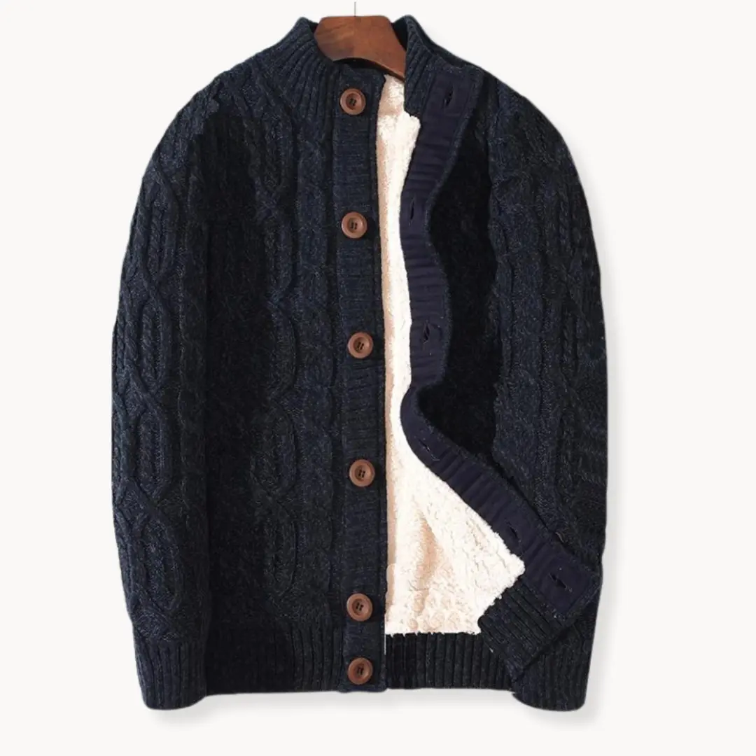 Merino Cable Knit - Cardigan CASA LARO