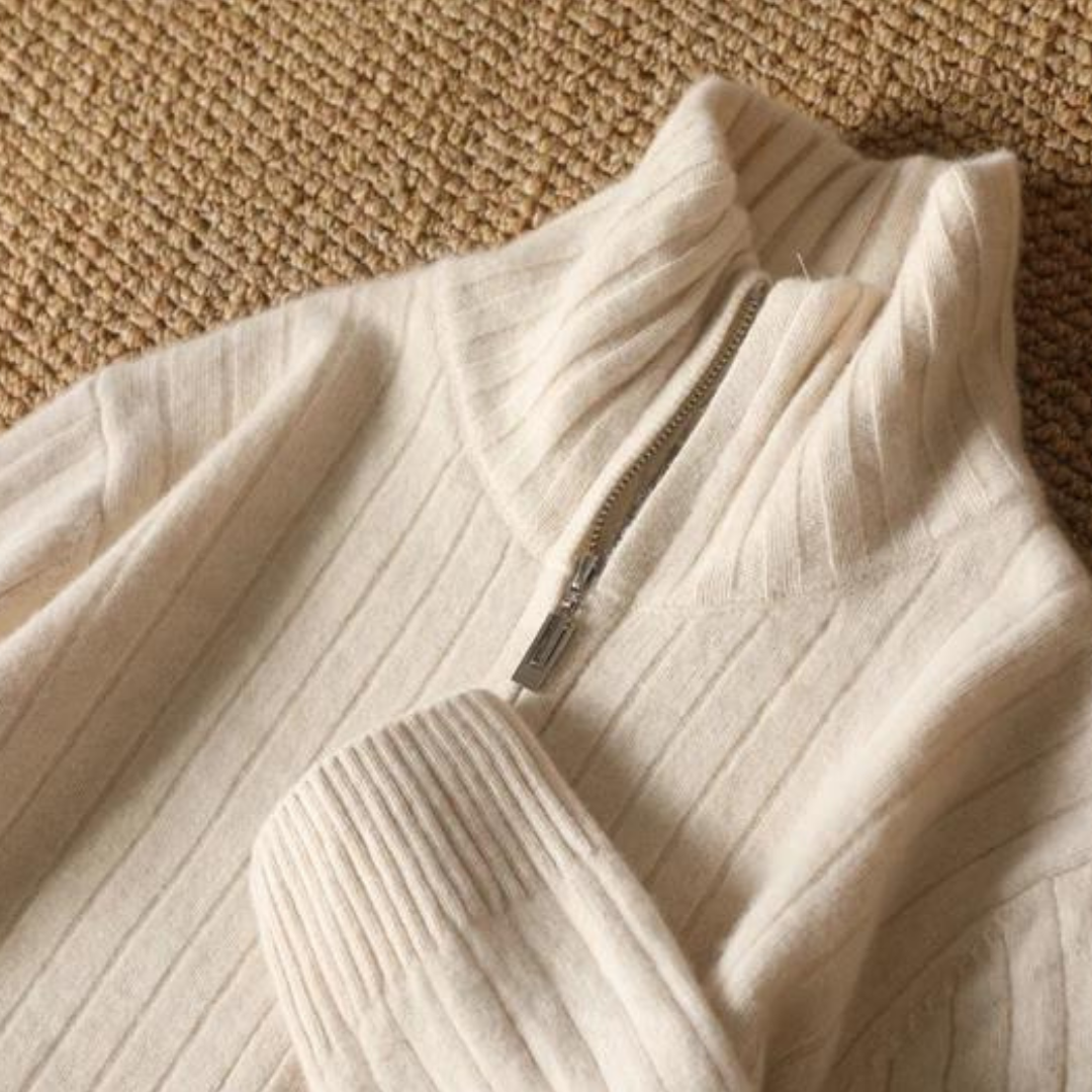 Merino Wool Knit - Cardigan CASA LARO MEN