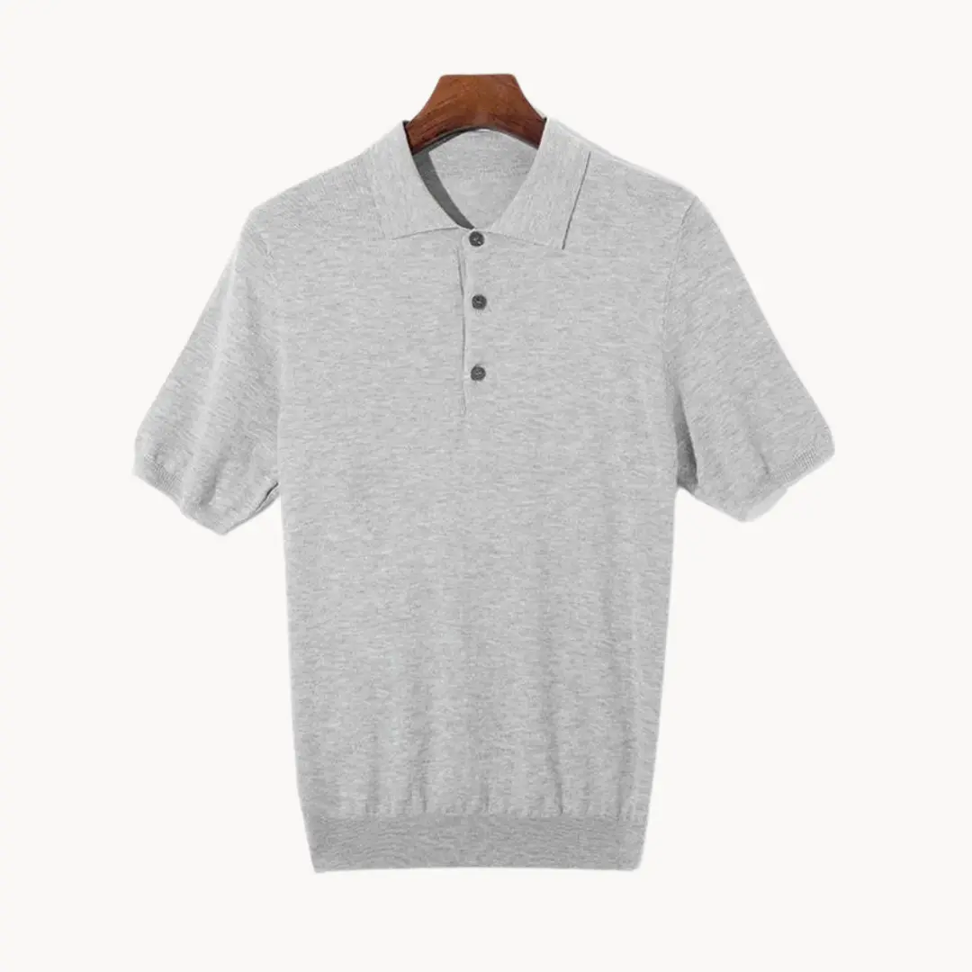 Merino Wool Knit - Polo CASA LARO