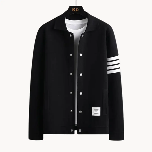 Merino Wool Lapel - Cardigan CASA LARO