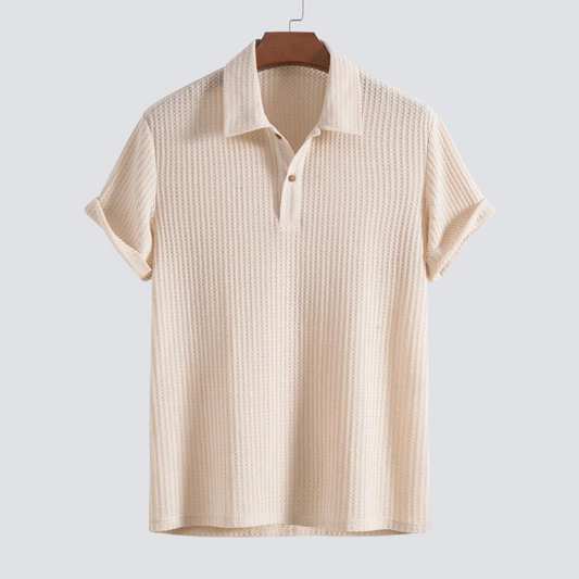 Milano Waffle Knit - Polo Shirt CASA LARO MEN