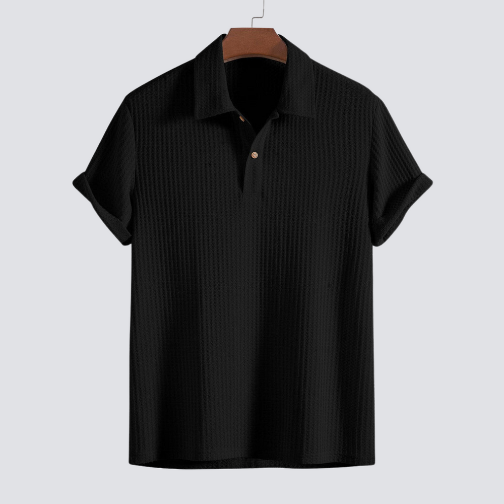 Milano Waffle Knit - Polo Shirt CASA LARO MEN
