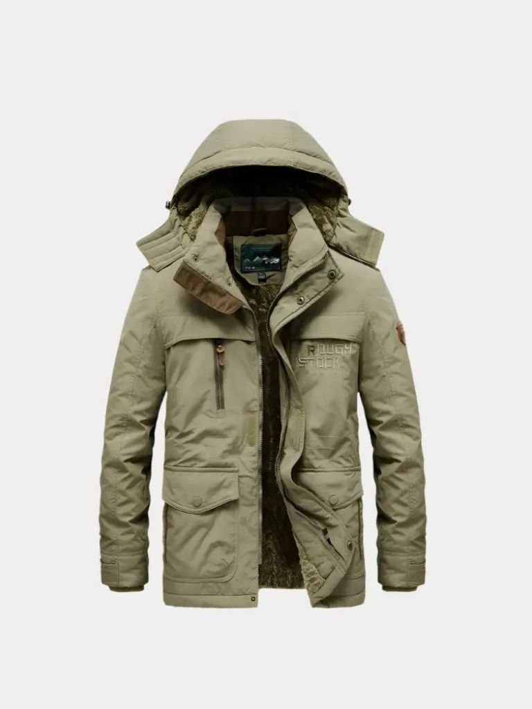 Military Hooded Jacket - Casa  Laro CASA LARO