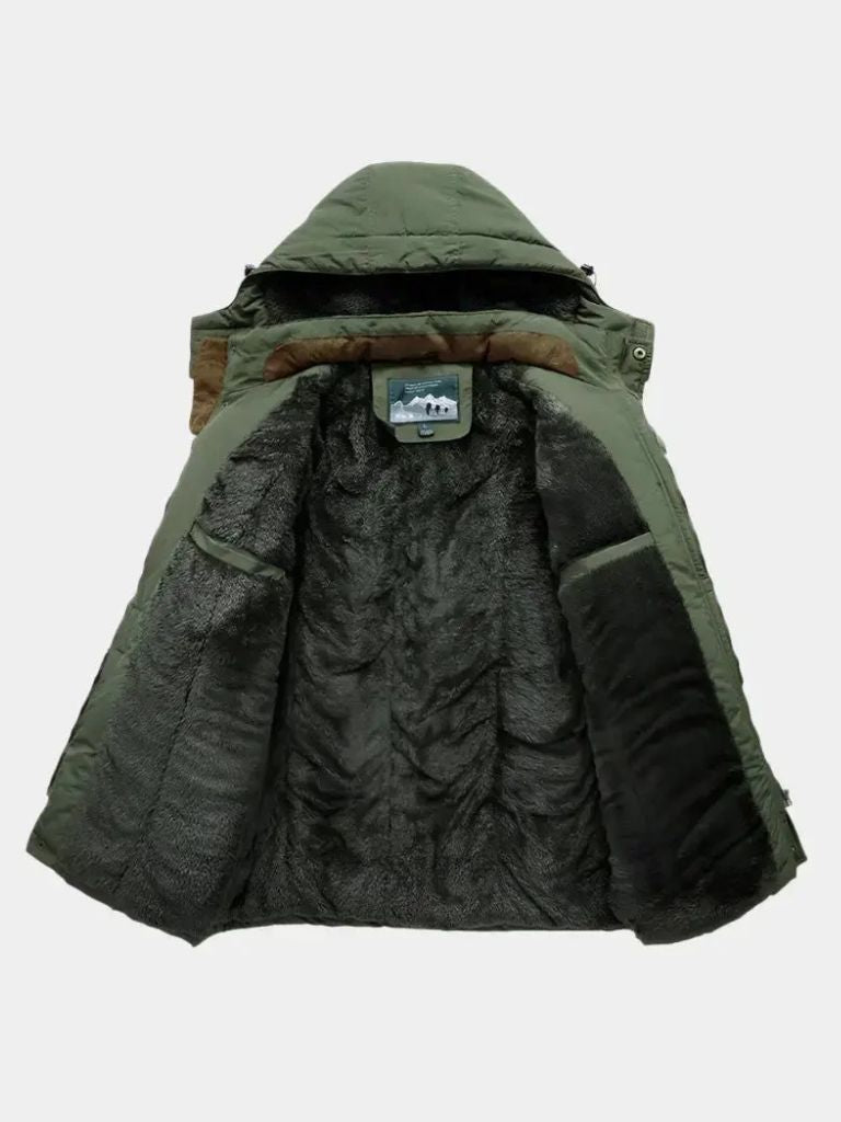 Military Hooded Jacket - Casa  Laro CASA LARO